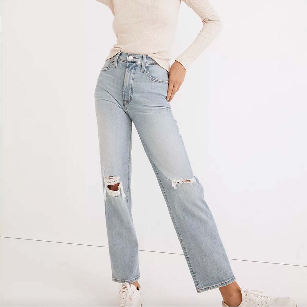 {Madewell} NWOT The Perfect Vintage Straight Jean in Danby Wash
